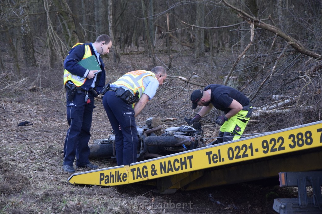 Schwerer VU Krad Fahrrad Koeln Porz Alte Koelnerstr P287.JPG - Miklos Laubert